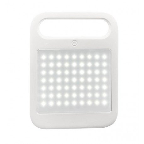 Foco LED solar portátil 4W con power bank y USB recargable