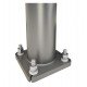 Montagetemplate 22x22 met ankerbouten voor buitenstraatverlichting 40 cm