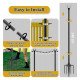 Tripod-houder led voor buiten guirlandes, set x2, 2,4 m