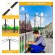 Tripod-houder led voor buiten guirlandes, set x2, 2,4 m