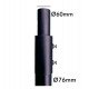 Mástil Columna VADUZ Negro exterior 3-4 m acero galvanizado
