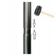 Mástil Columna VADUZ Negro exterior 3-4 m acero galvanizado