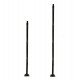 Mástil Columna VADUZ Negro exterior 3-4 m acero galvanizado