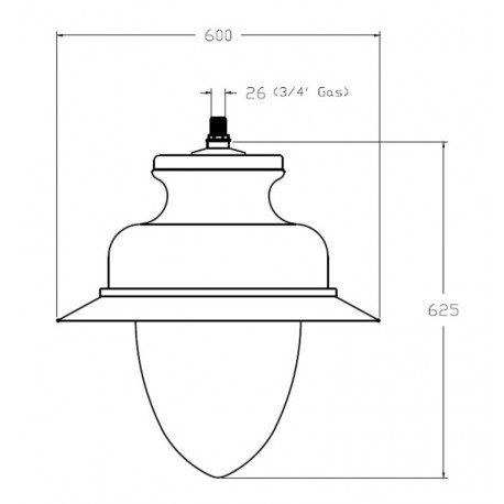 Led-straatverlichting 65W PESCADOR buiten, aluminium, 210 lm/W