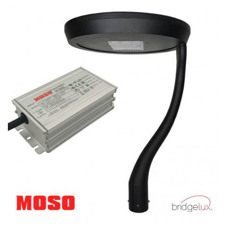 Farola LED 65W exterior aluminio alta eficiencia 210Lm/W