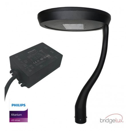 Farola LED 65W exterior aluminio alta eficiencia 210Lm/W
