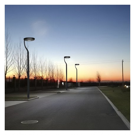 Led-straatverlichting EUROBEAM 65W aluminium 210 lm/W