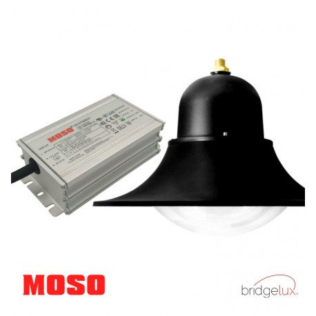 Led-straatlantaarn Pescante 40W aluminium voor buiten hoge efficiëntie