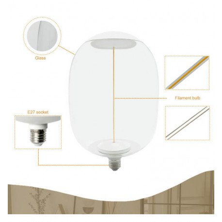 LED filament decoratieve lamp BIG 4W E27 2700K