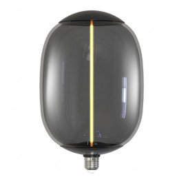 LED Filament Bulb Amber 4W E27 T178 Smoked Glass