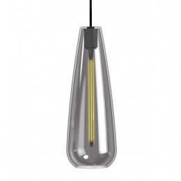 Led-lamp filament hangend 4W amber rookglas