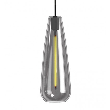 Led-lamp filament hangend 4W amber rookglas