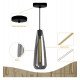 Led-lamp filament hangend 4W amber rookglas