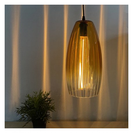 LED Filament Bulb Amber 4W for Pendant Decor