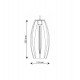 Ledlamp filament amber 4W voor decoratieve hangverlichting