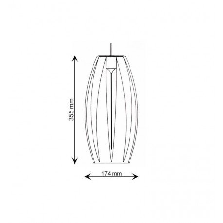 LED Filament Bulb Amber 4W for Pendant Decor