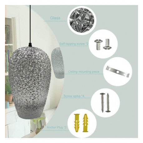 Bombilla LED filamento colgante 4W ámbar estilo decoración