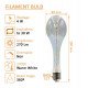 LED filament lamp FLOWER 4W E27 decoratief 2700K