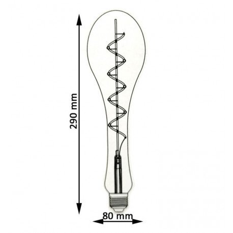 LED Filament Bulb 4W E27 Decorative Flower 2700K