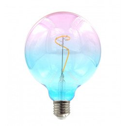 LED filament lamp 4W E27 G125 amber (decoratie)