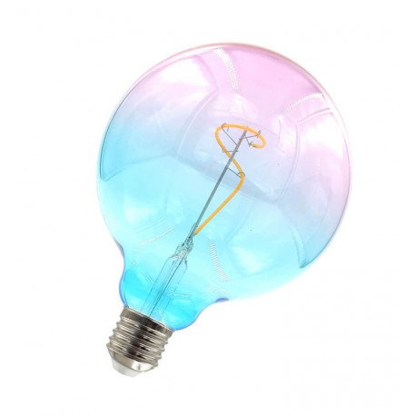 LED filament lamp 4W E27 G125 amber (decoratie)