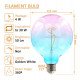 LED filament lamp 4W E27 G125 amber (decoratie)