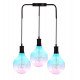 LED filament lamp 4W E27 G125 amber (decoratie)