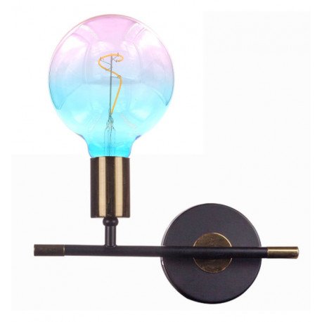 LED filament lamp 4W E27 G125 amber (decoratie)