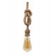LED Pendant Rope Linen E27 Vintage Hanging Lamp