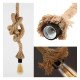 Hanglamp linnen koord touw E27 vintage voor decoratie