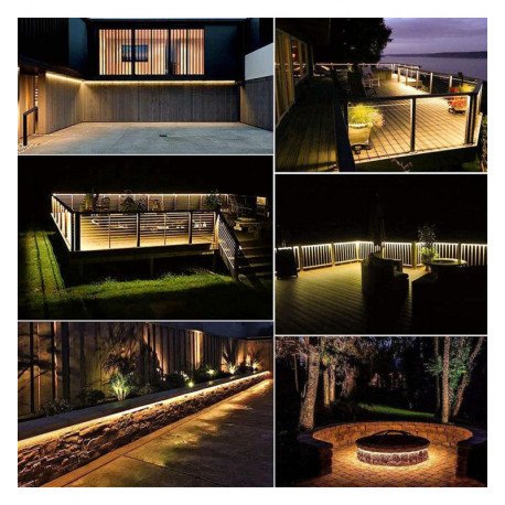 Ledstrip solar voor buiten 5 m 2700K IP66