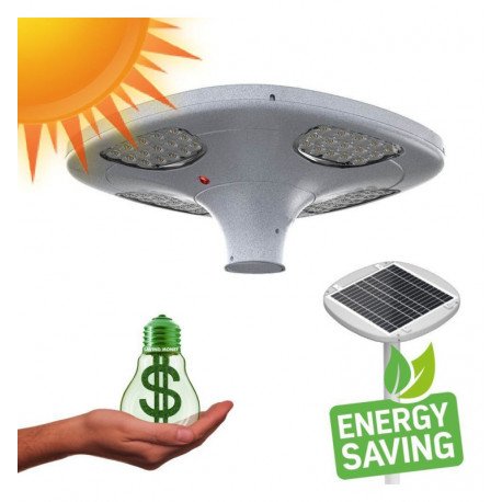 Led-straatverlichting solar 100W SUNWAY 4000K met afstandsbediening en MPPT