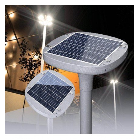 Led-straatverlichting solar 100W SUNWAY 4000K met afstandsbediening en MPPT