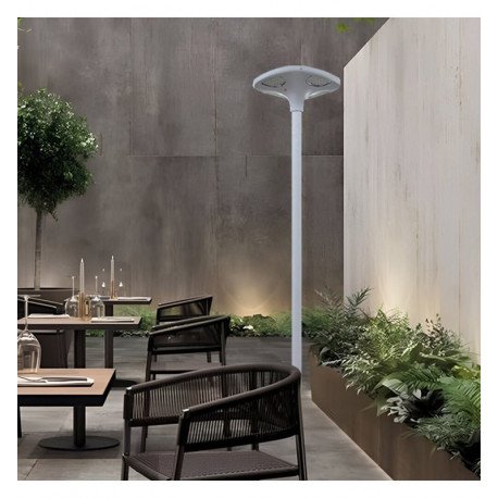 Led-straatverlichting solar 100W SUNWAY 4000K met afstandsbediening en MPPT