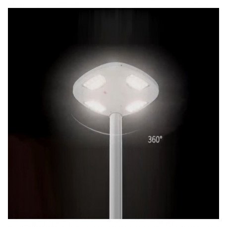 Led-straatverlichting solar 100W SUNWAY 4000K met afstandsbediening en MPPT