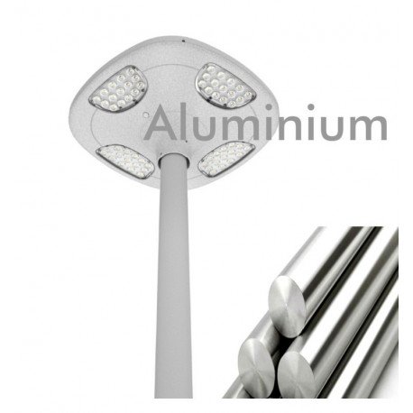 Led-straatverlichting solar 100W SUNWAY 4000K met afstandsbediening en MPPT