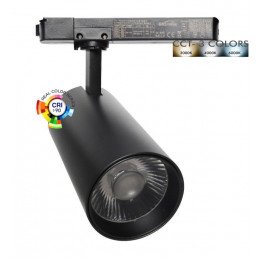 LED-carrilspot monofasisch NEW MAYA 40W-34W CCT CRI+92 UGR13 zwart