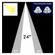LED-carrilspot monofasisch NEW MAYA 40W-34W CCT CRI+92 UGR13 zwart