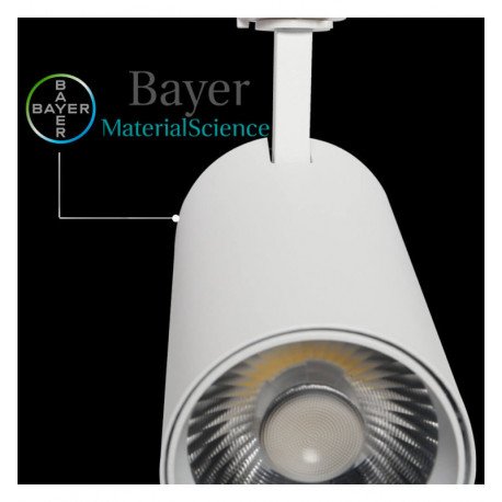Led schijnwerper voor 3-fase rail 40W CCT CRI+92 UGR13