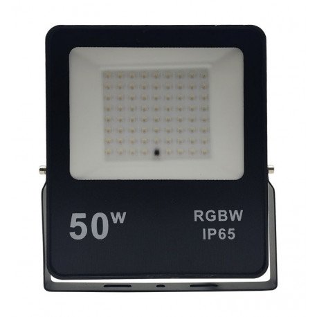 Foco LED RGB+W 50W IP65 para exterior y jardín