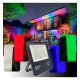 LED schijnwerper RGB+W 50W IP65 voor buiten en tuin