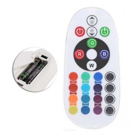 Foco LED RGB+W 50W IP65 para exterior y jardín