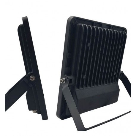 Foco LED RGB+W 50W IP65 para exterior y jardín