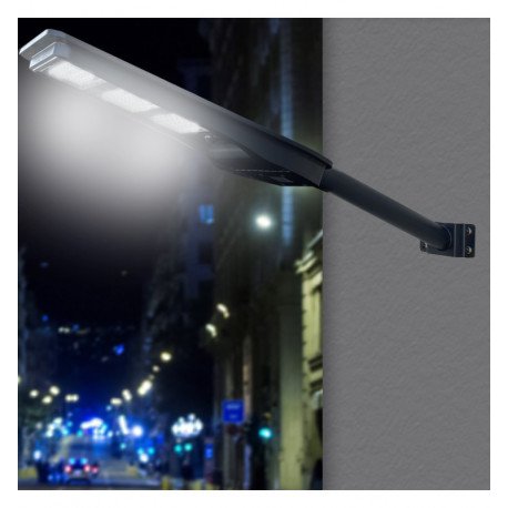 Led-straatverlichting zonne-energie 150W IP65 met PIR-sensor 90° 5700K