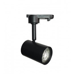 LED railspot 8W monofase zwart 24° hoog rendement