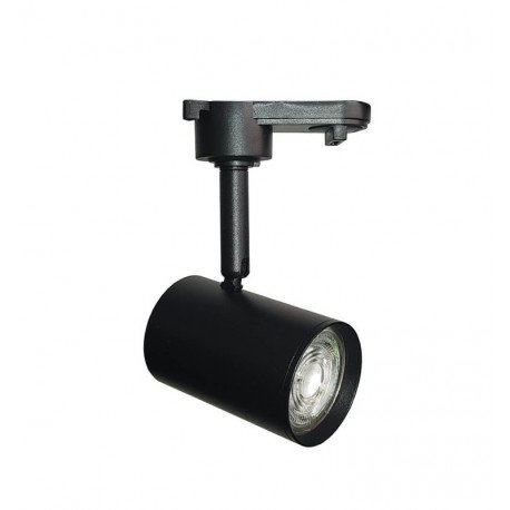 LED railspot 8W monofase zwart 24° hoog rendement