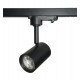 LED railspot 8W monofase zwart 24° hoog rendement