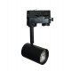 LED rail spot 8W driefase zwart 24° GU10 hoge efficiëntie
