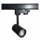 LED rail spot 8W driefase zwart 24° GU10 hoge efficiëntie