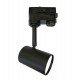 LED rail spot 8W driefase zwart 24° GU10 hoge efficiëntie
